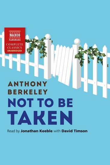 Not to Be Taken - cover