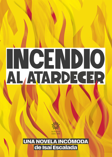Incendio al atardecer - cover