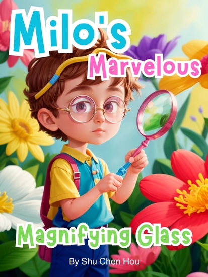 Milo's Marvelous Magnifying Glass - A Fascinating Journey of Discovery Curiosity and the Wonders of Nature! - cover
