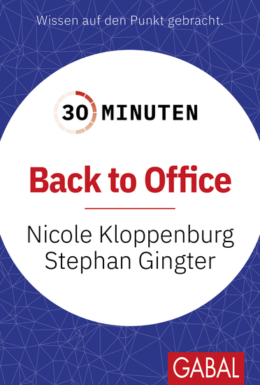 30 Minuten Back to Office - cover