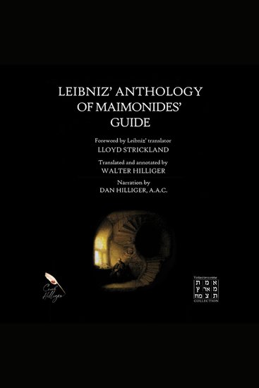 Leibniz' Anthology of Maimonides' Guide - cover