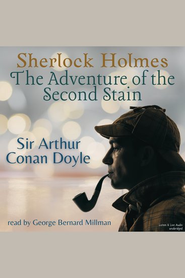 Sherlock Holmes: The Adventure of the Second Stain - cover