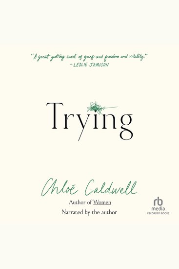 Trying - A Memoir - cover