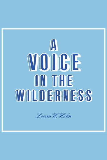 A Voice in the Wilderness - cover