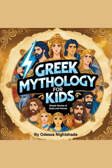 Greek Mythology for Kids - Simple Stories of Gods and Heroes - cover
