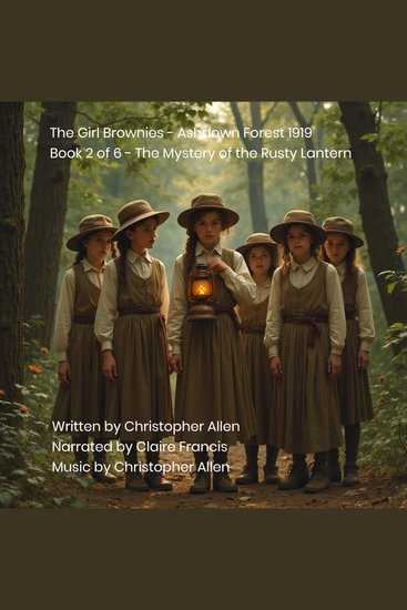 Girl Brownies The - Ashdown Forest 1919 - Book 2 of 6 The Rusty Lantern - cover