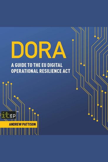 DORA - A guide to the EU digital operational resilience act - cover