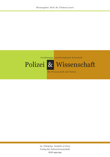 Zeitschrift Polizei & Wissenschaft - Ausgabe 3 2024 - cover