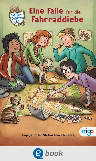 Die Isar-Detektive 3 Eine Falle für die Fahrraddiebe - cover