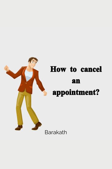 How to cancel an appointment? - cover