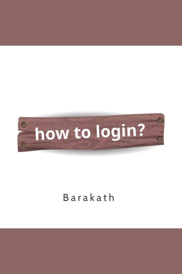 How to login? - cover