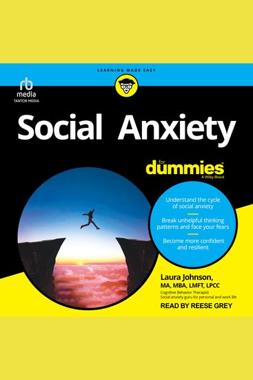 Social Anxiety For Dummies - cover