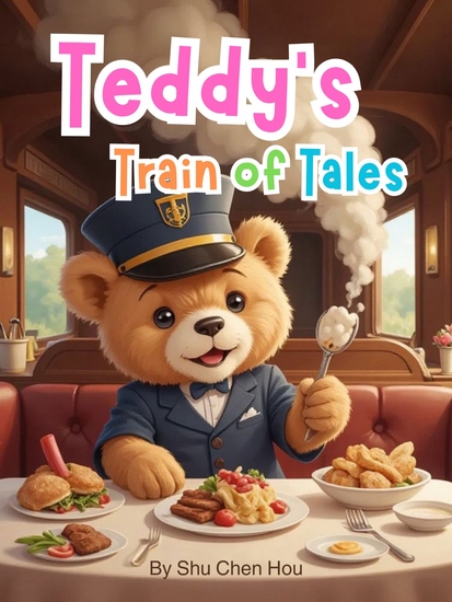 Teddy's Train of Tales - A Whimsical Train Ride Through the Magic of Stories and Imagination! - cover