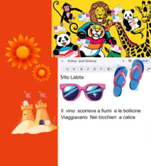 Il vino scorreva a fiumi e le bollicine Viaggiavano Nei bicchieri a calice - cover