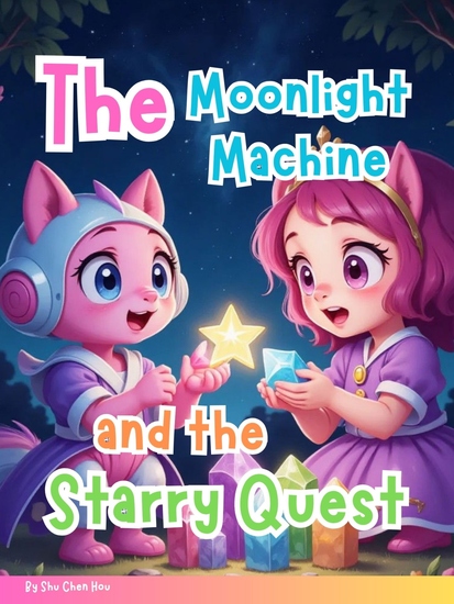 The Moonlight Machine and the Starry Quest - A Dazzling AI Adventure to Restore the Lost Light of the Stars! - cover