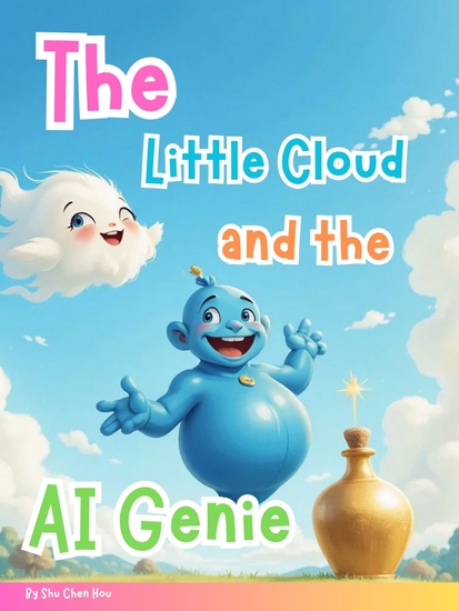 The Little Cloud and the AI Genie - A Heartwarming Tale of AI Wisdom and the Magic of Responsible Choices! - cover