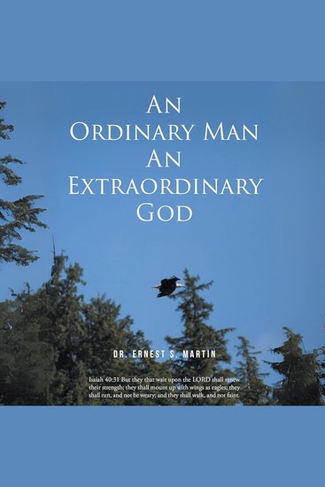 Ordinary Man An Extraordinary God An - cover