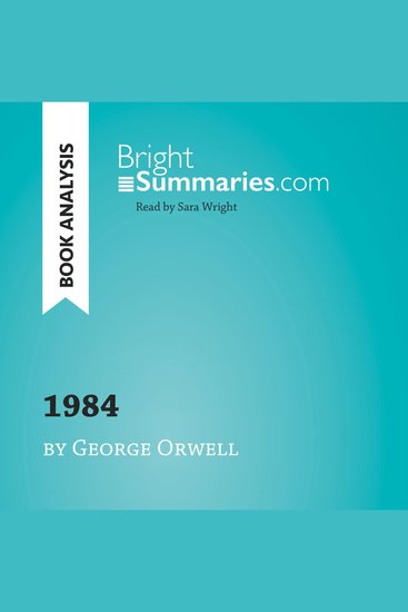 1984 by George Orwell (Book Analysis) - Detailed Summary Analysis and Reading Guide - cover