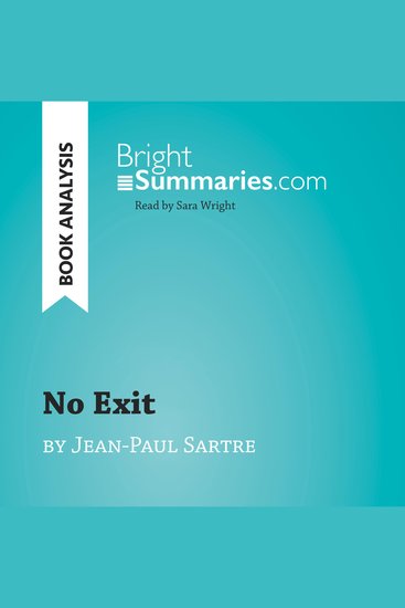 No Exit by Jean-Paul Sartre (Book Analysis) - Detailed Summary Analysis and Reading Guide - cover
