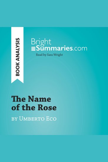 Name of the Rose by Umberto Eco The (Book Analysis) - Detailed Summary Analysis and Reading Guide - cover