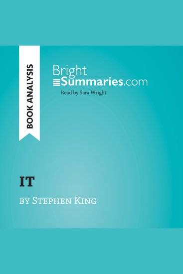 IT by Stephen King (Book Analysis) - Detailed Summary Analysis and Reading Guide - cover
