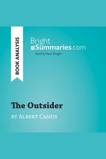 Outsider by Albert Camus The (Book Analysis) - Detailed Summary Analysis and Reading Guide - cover