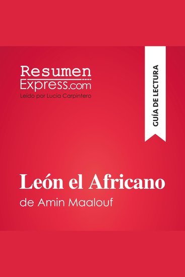 León el Africano de Amin Maalouf (Guía de lectura) - Resumen y análisis completo - cover