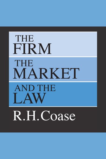 The Firm Market and the Law - cover