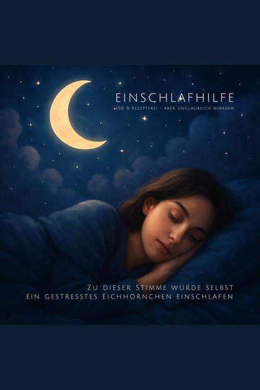 4 sanfte Einschlafmeditationen: Zu dieser Stimme würde selbst ein gestresstes Eichhörnchen einschlafen - Geführte Einschlafhilfe: 100 % rezeptfrei – aber unglaublich wirksam - cover