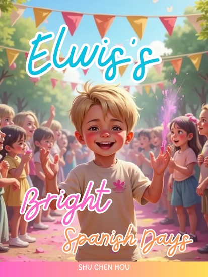 Elwis's Bright Spanish Days - A Sunny Adventure of Culture Friendship and Discovery in Spain - cover