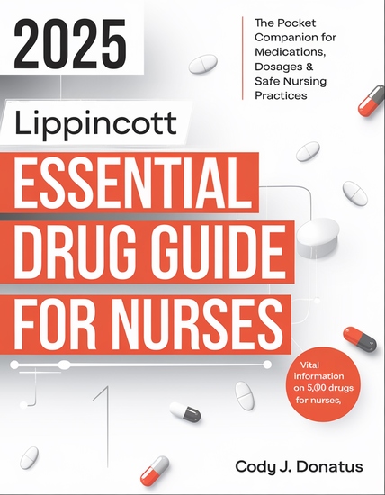 2025 Lippincott Essential Drug Guide for Nurses - The Pocket Companion for Medications Dosages & Safe Nursing Practices - cover