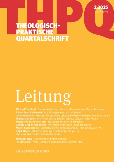 Leitung - Theologisch-praktische Quartalschrift 2 2025 - cover