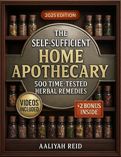 The Self-Sufficient Home Apothecary - 500 Time-Tested Herbal Remedies & Step-by-Step Recipes to Relieve Pain Boost Immunity Improve Sleep and Restore Vitality Naturally - cover