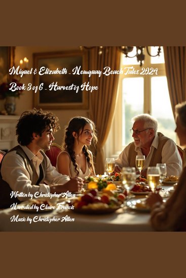 Miguel & Elizabeth - Newquay Beach Tales 2024 - Book 3 of 6 - Harvest of Hope - cover