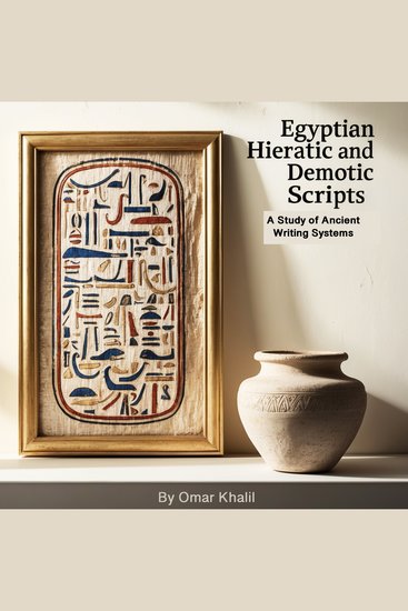 Egyptian Hieratic and Demotic Scripts - A Study of Ancient Writing Systems - cover