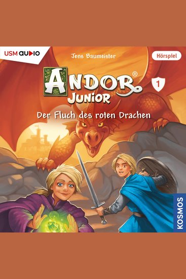 Andor Junior Folge 1: Der Fluch des roten Drachen - cover