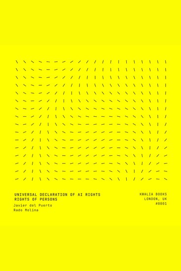 Universal Declaration of AI Rights - Rights of Persons - cover