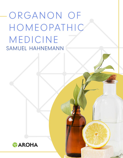 Organon of homœopathic medicine - cover