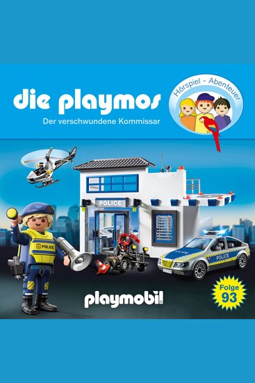 Die Playmos - Das Original Playmobil Hörspiel Folge 93: Der verschwundene Kommissar - cover