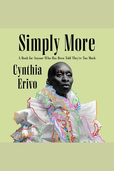 Simply More - A Book for Anyone Who Has Been Told They’re Too Much - cover