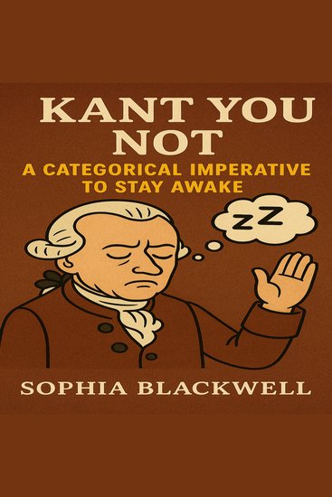 Kant You Not - A Categorical Imperative to Stay Awake - cover