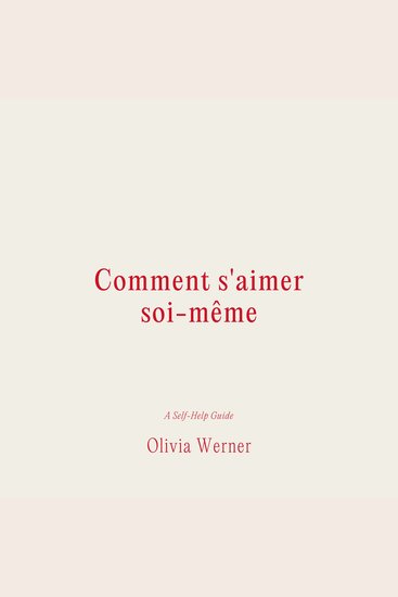 Comment s'aimer soi-même - cover
