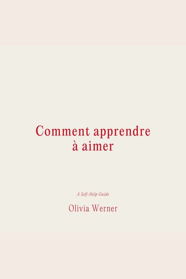 Comment apprendre à aimer - cover