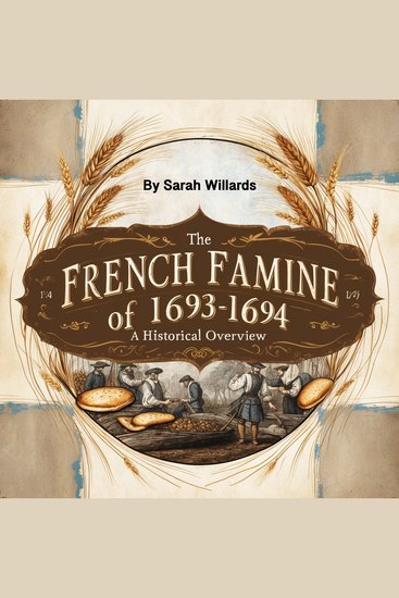 The French Famine of 1693-1694 - A Historical Overview - cover