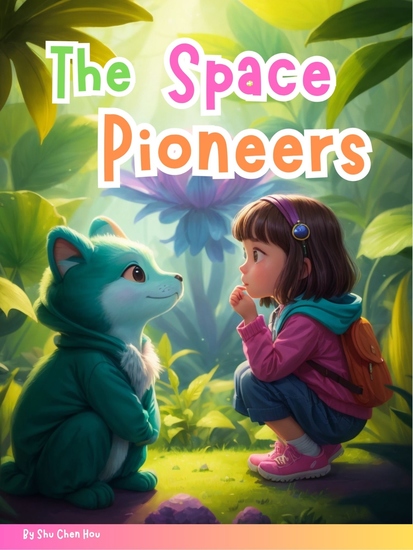 The Space Pioneers - Jake and Lily's Daring Mission to Explore a Mysterious New Planet - cover
