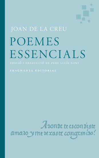 Poemes essencials de Joan de la Creu - cover