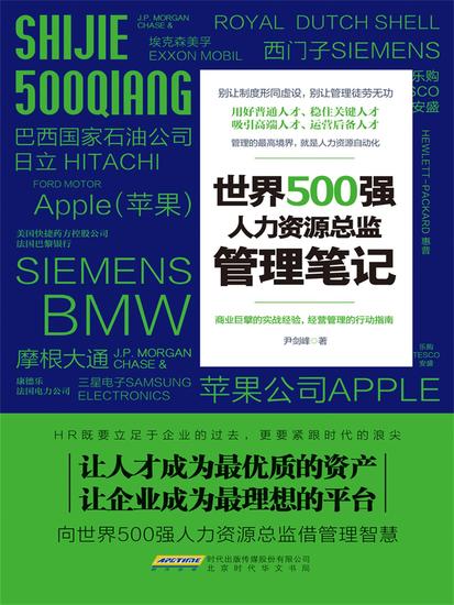 世界500强人力资源总监管理笔记 - cover