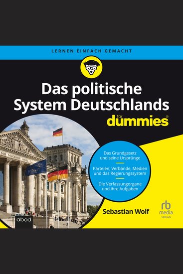 Das politische System Deutschlands für Dummies - cover