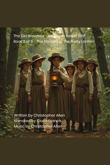 Girl Brownies The - Ashdown Forest 1919 - Book 2 of 6 - The Mystery of the Rusty Lantern - cover