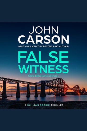 False Witness - A BRAND NEW heart-racing thriller from John Carson for 2026 - cover